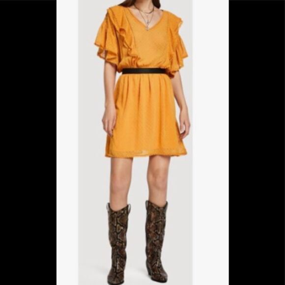Scotch & Soda Dresses & Skirts - NWT Scotch & Soda ruffles & Pom Pom’s mini dress S